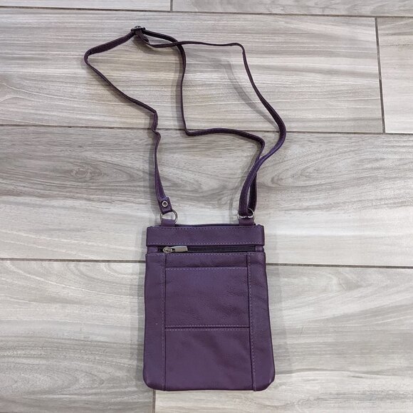Amaze Exclusive Genuine Leather Crossbody Purse NWT - Picture 4 of 5